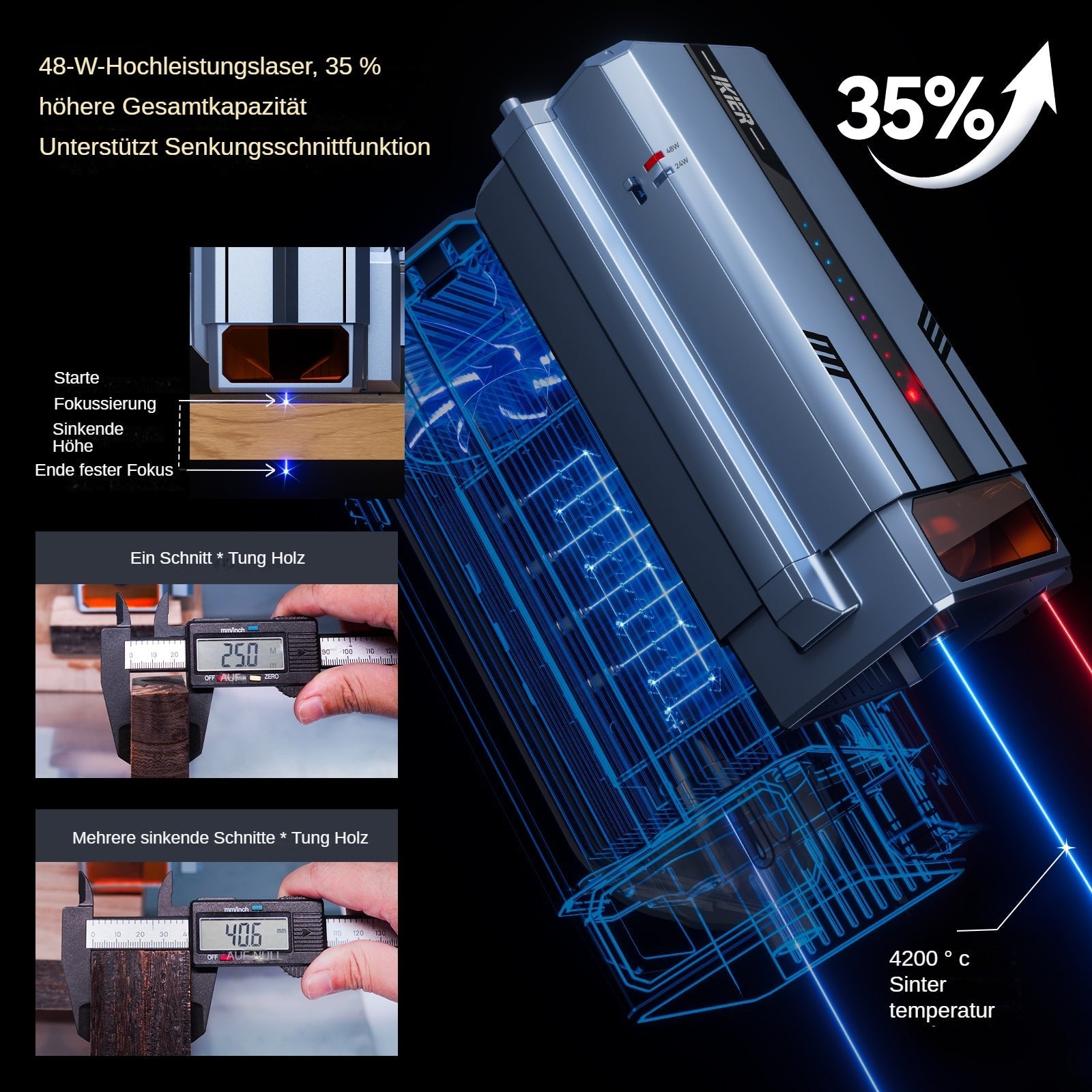 graveur laser iKier K1 Pro Max 48W