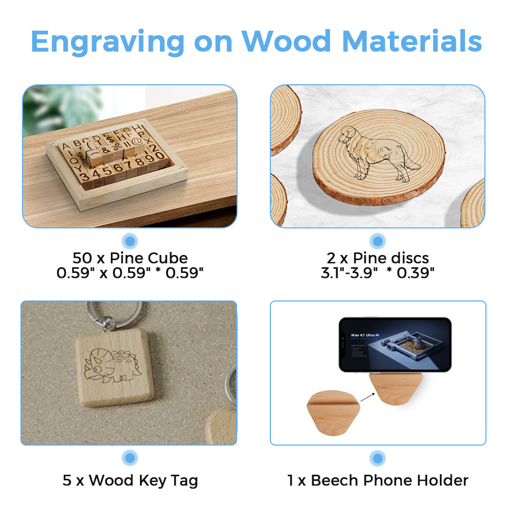 ensemble de matériel laser iKier (73 PCS)