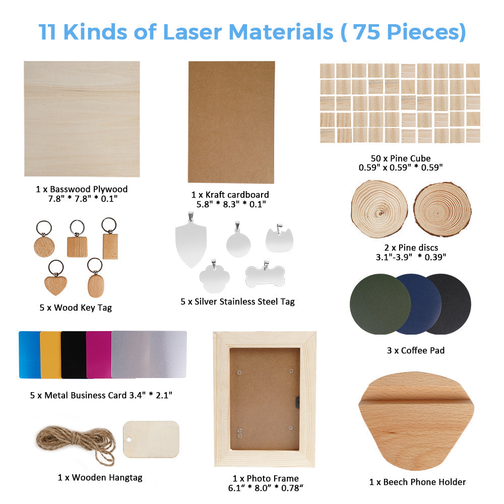 ensemble de matériel laser iKier (73 pièces)