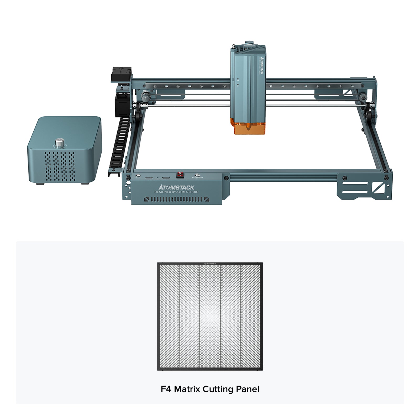 Graveur laser AtomStack A40 Pro V2 avec kit d'assistance pneumatique F60