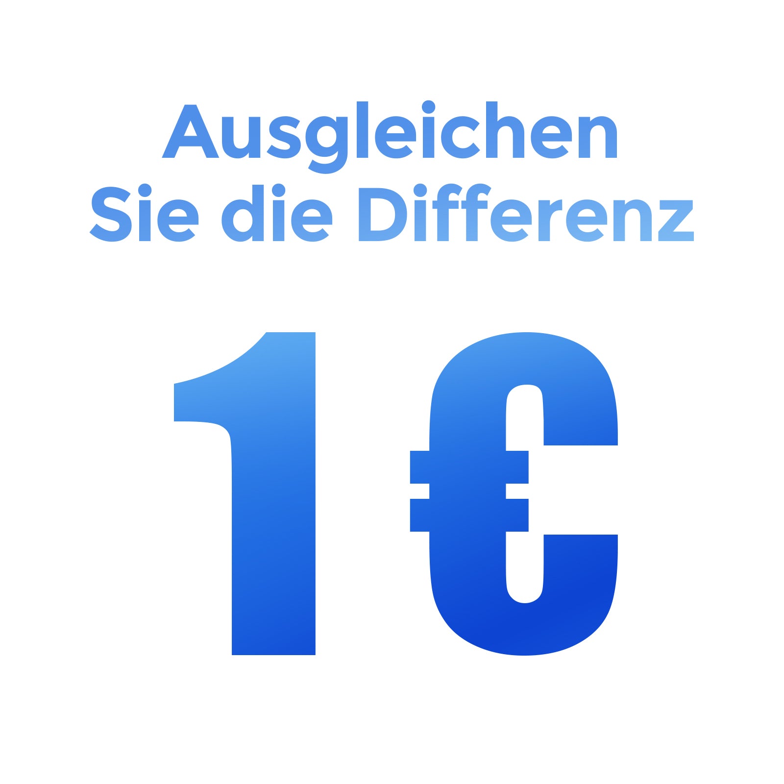 Payez uniquement la différence de prix