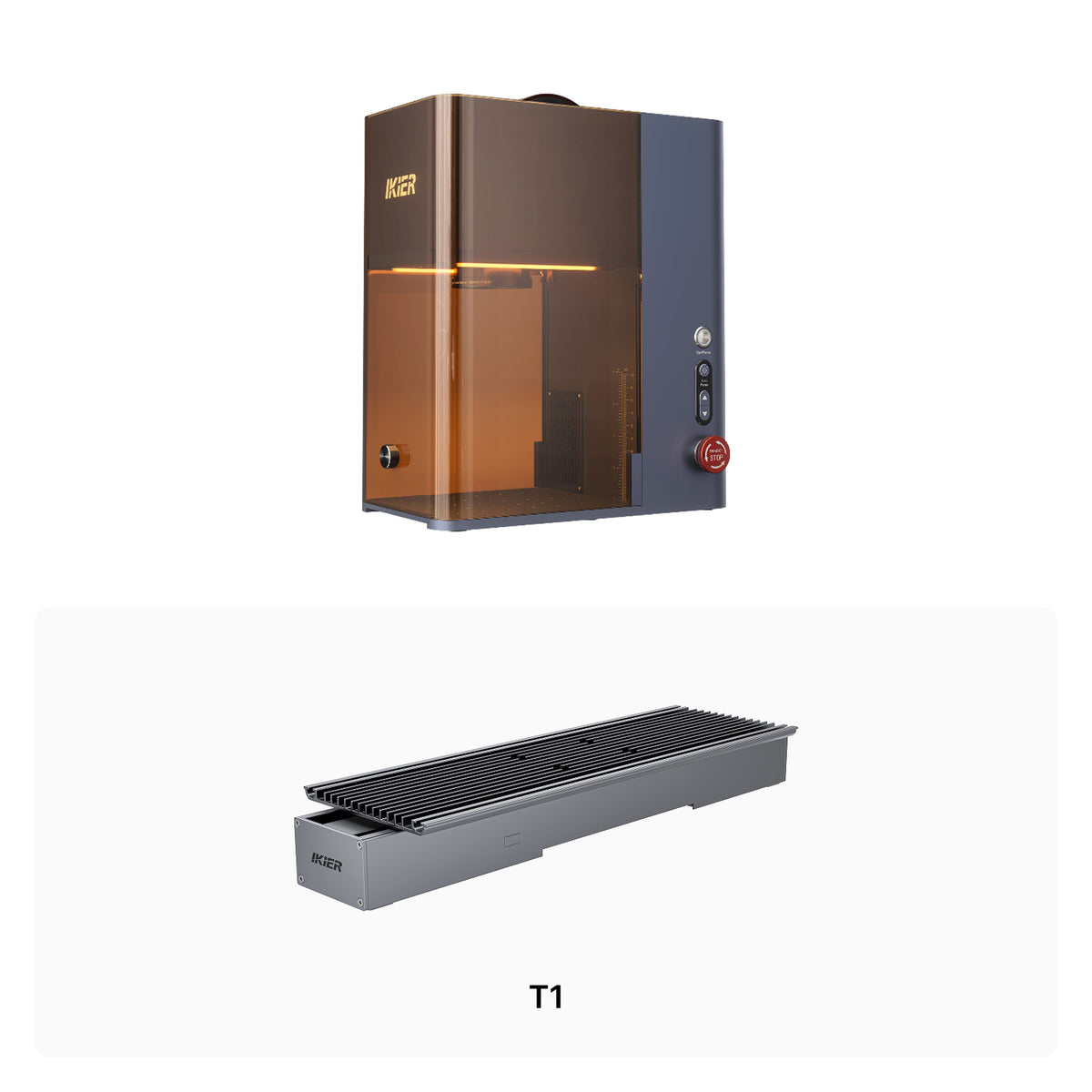 graveur laser portable double fibre iKier NOVA 16 W et diode 15 W