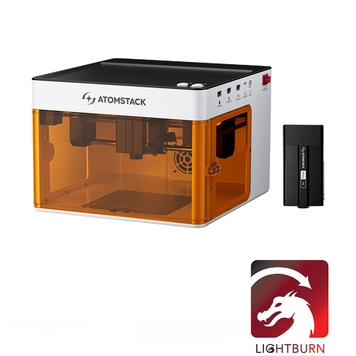 iKier & Atomstack P1 Mini machine de gravure laser avec deux modules laser