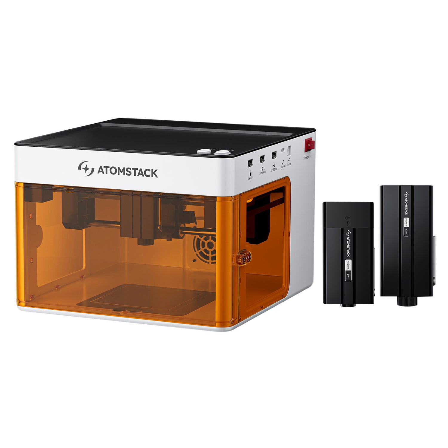 iKier & Atomstack P1 Mini machine de gravure laser avec deux modules laser