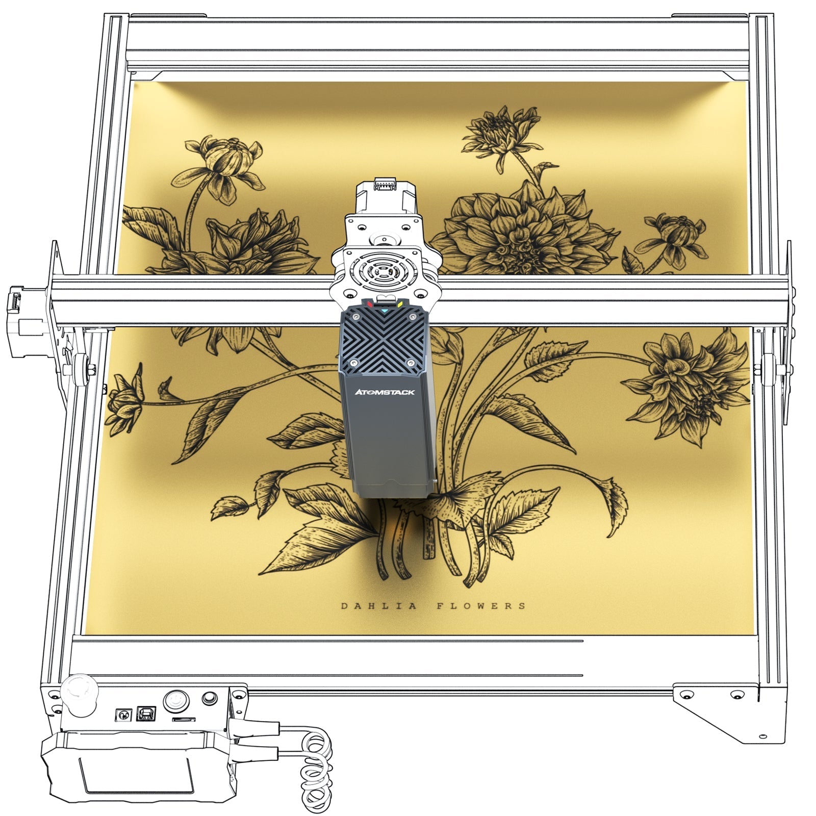 Module laser infrarouge Atomstack R30 1064 nm pour la gravure des métaux et des matériaux d'art