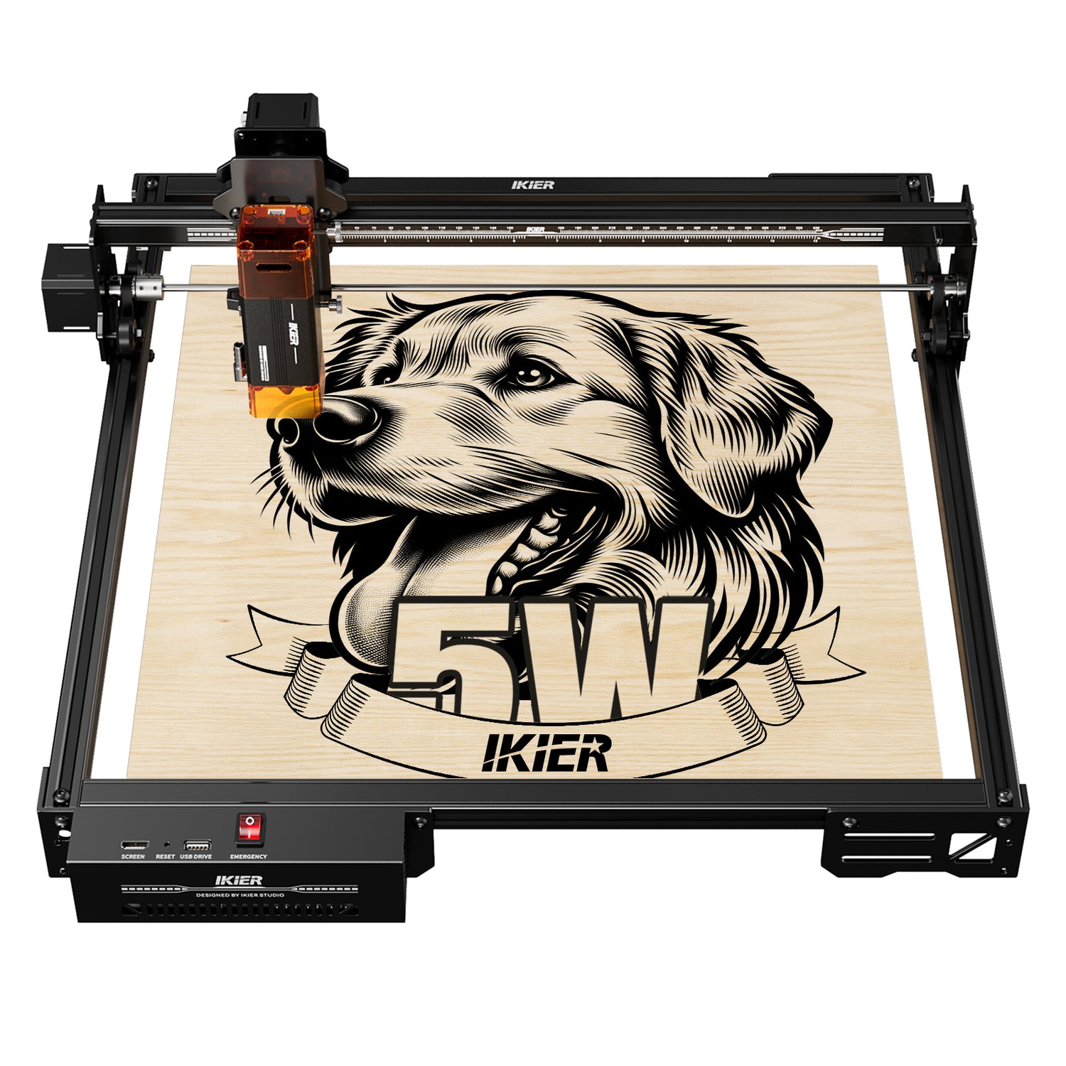 iKier X5 Pro : machine de gravure laser 5 W améliorée avec technologie de compression ponctuelle Gen2