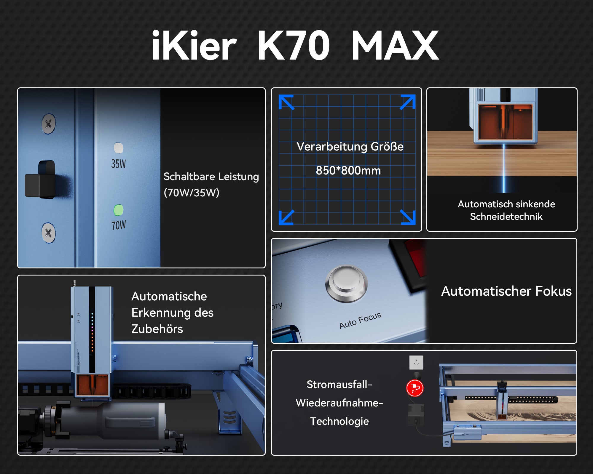 graveur laser iKier K70 Max