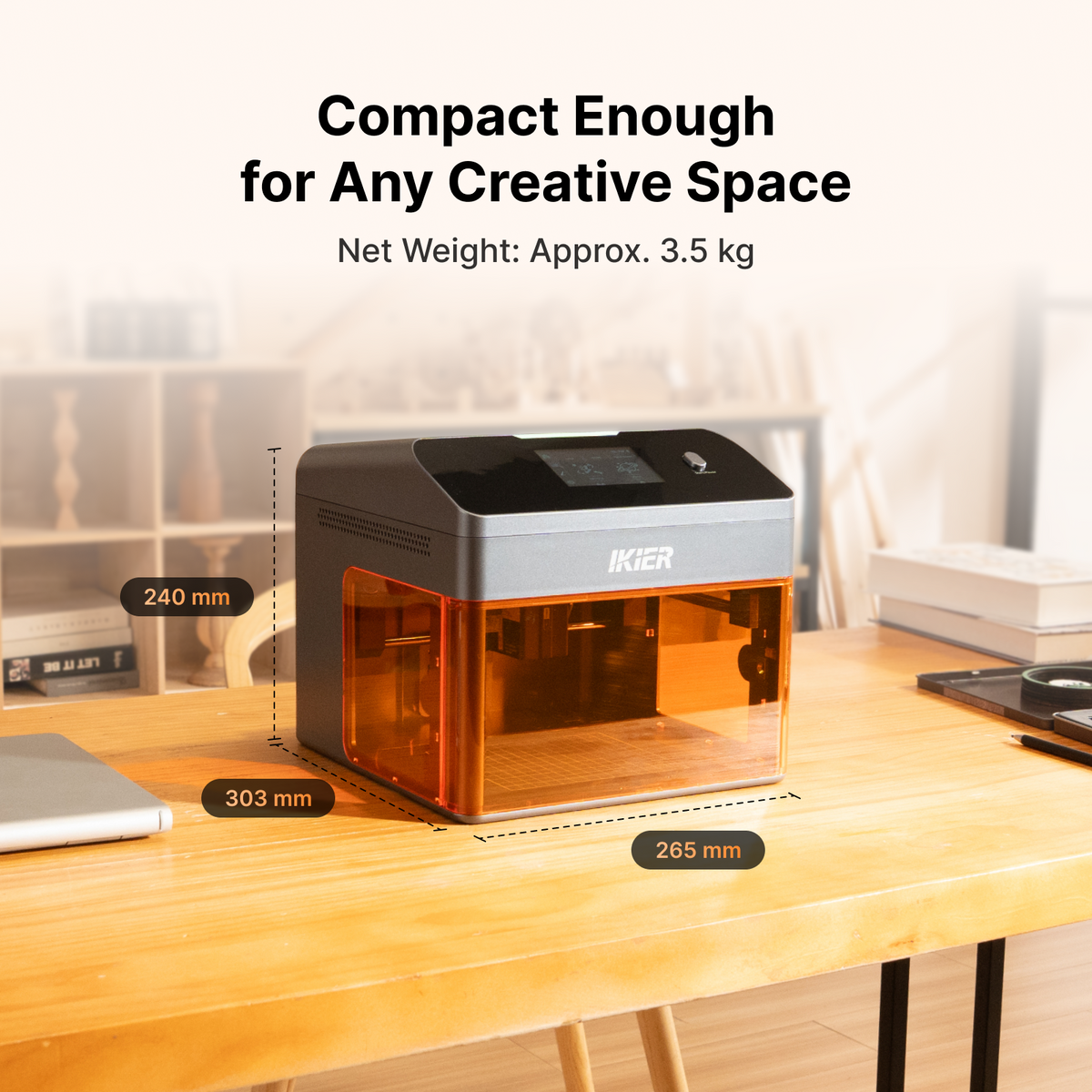 iKier Flex Pro 7W/12W Enclosed Laser  Engraver