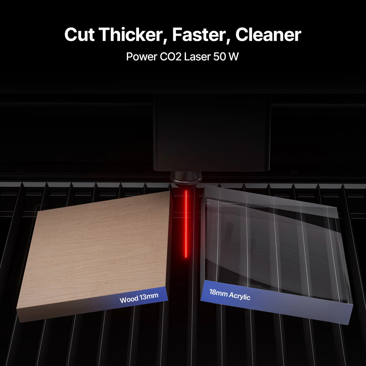 découpeur laser CO2 iKier Master 50W