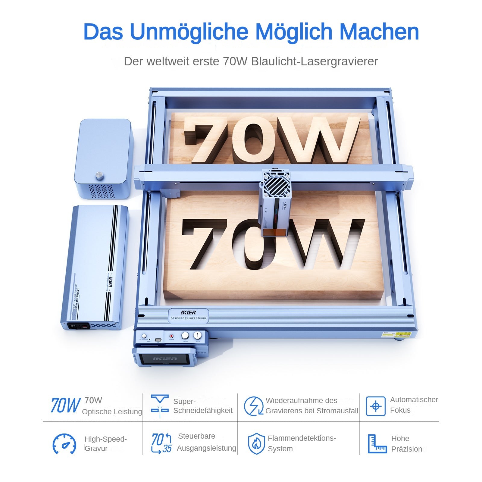 graveur laser iKier K1 Pro Max 70W