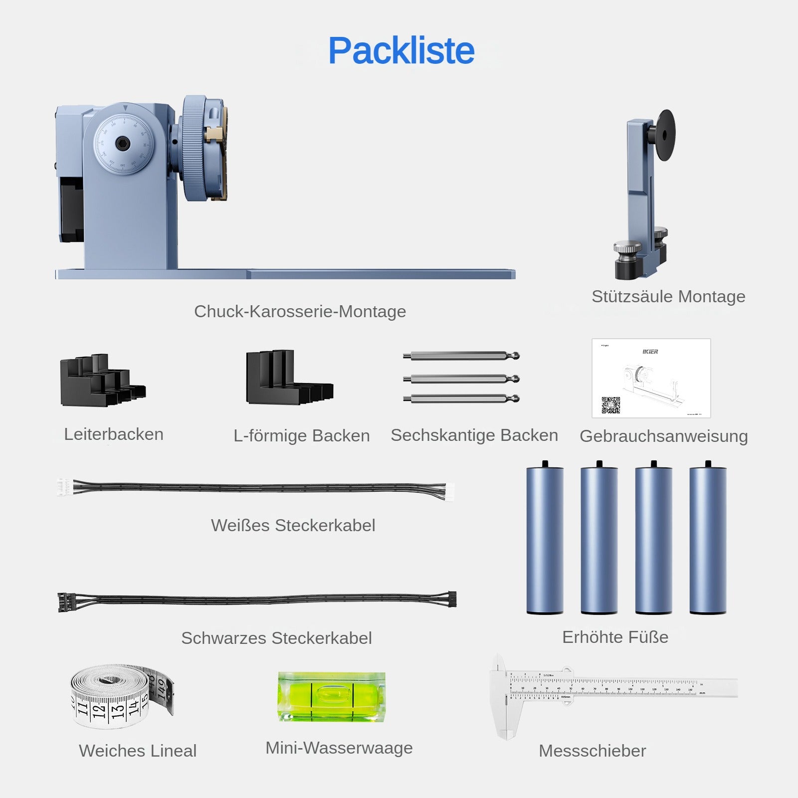 iKier R1 Pro Rotary Roller Set