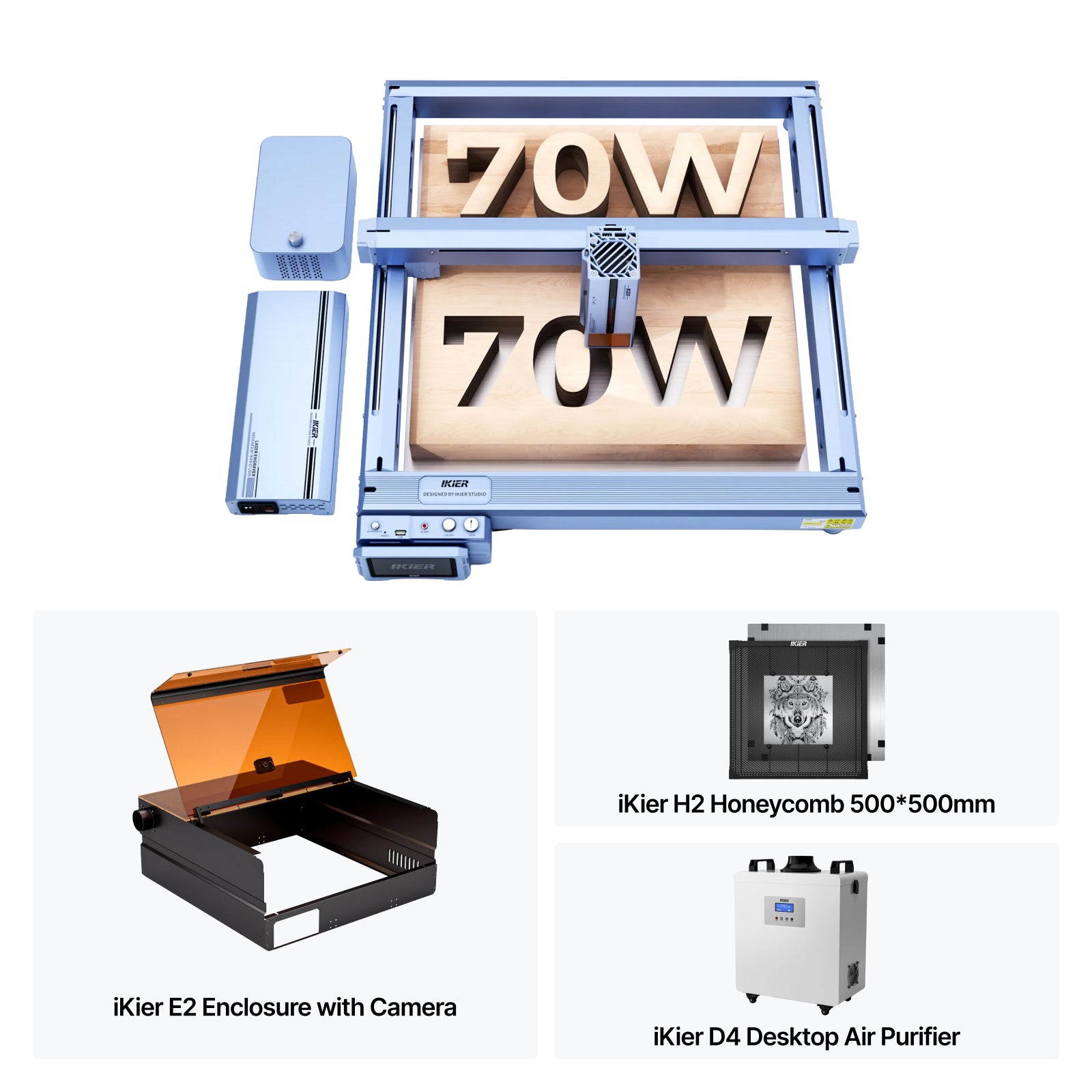 iKier K1 Pro Max 70W Laser Engraver