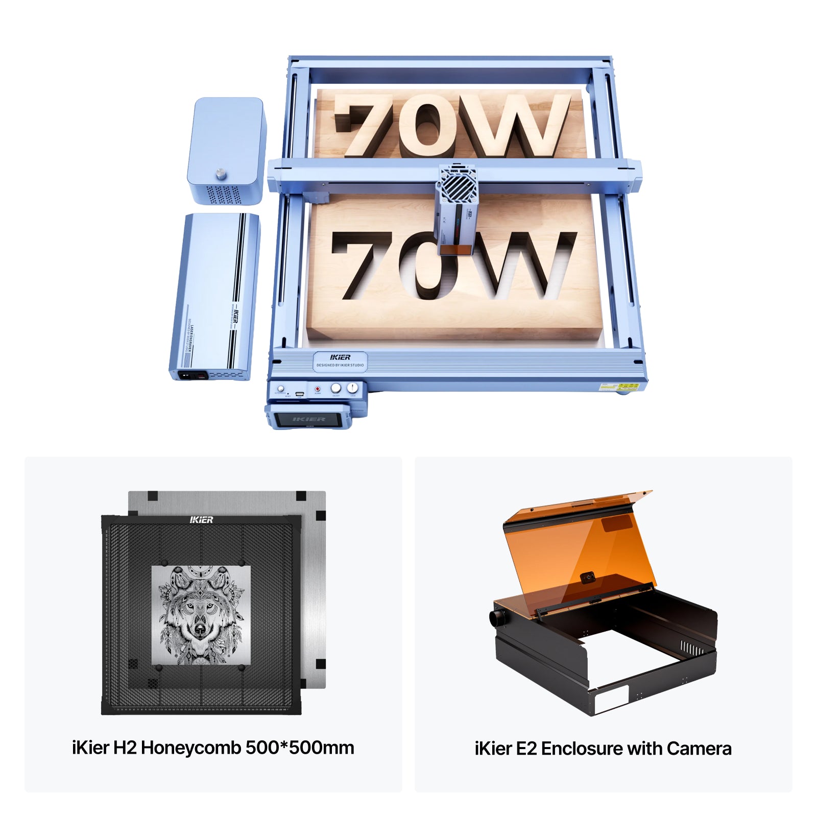 iKier K1 Pro Max 70W Laser Engraver