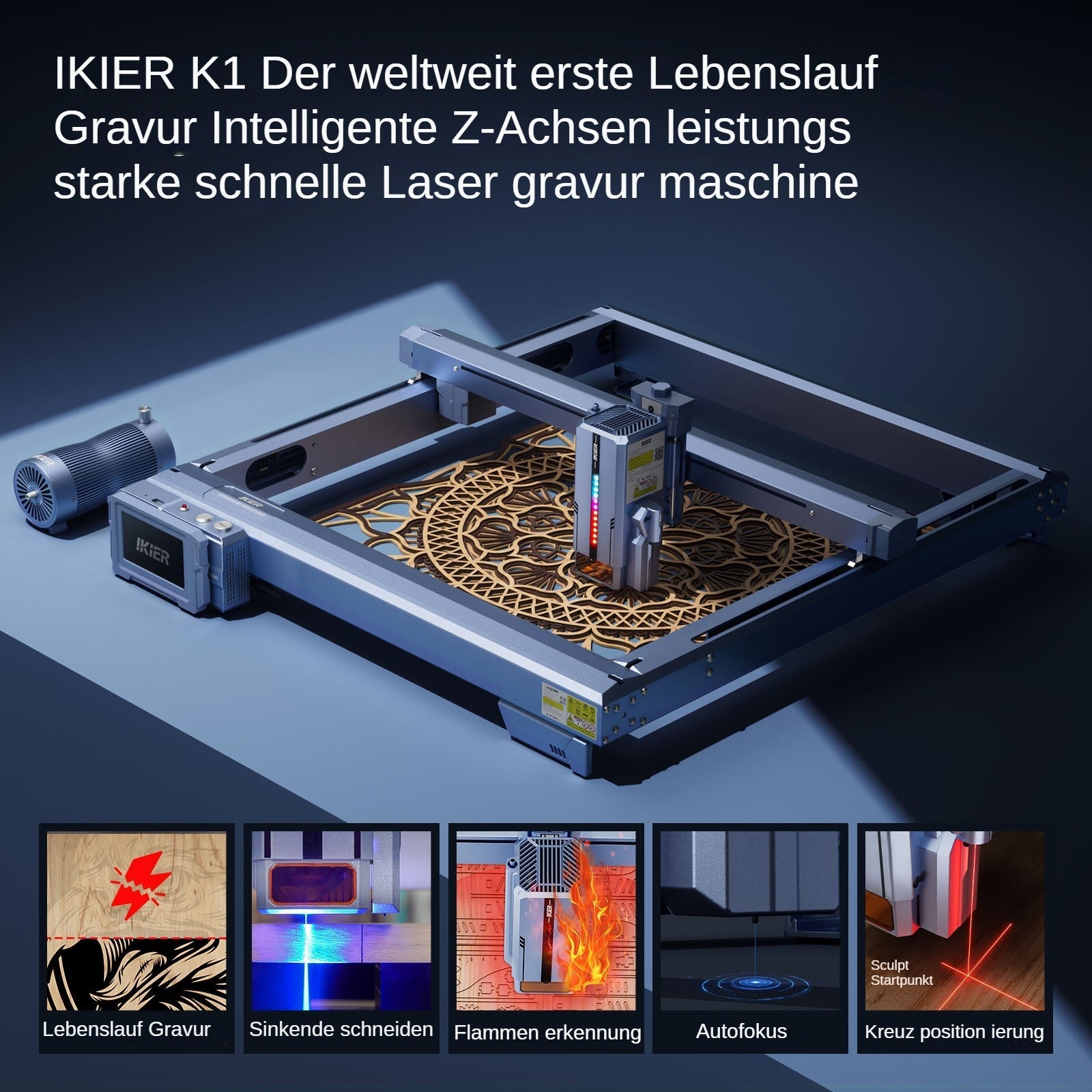 graveur laser iKier K1 Ultra 36W