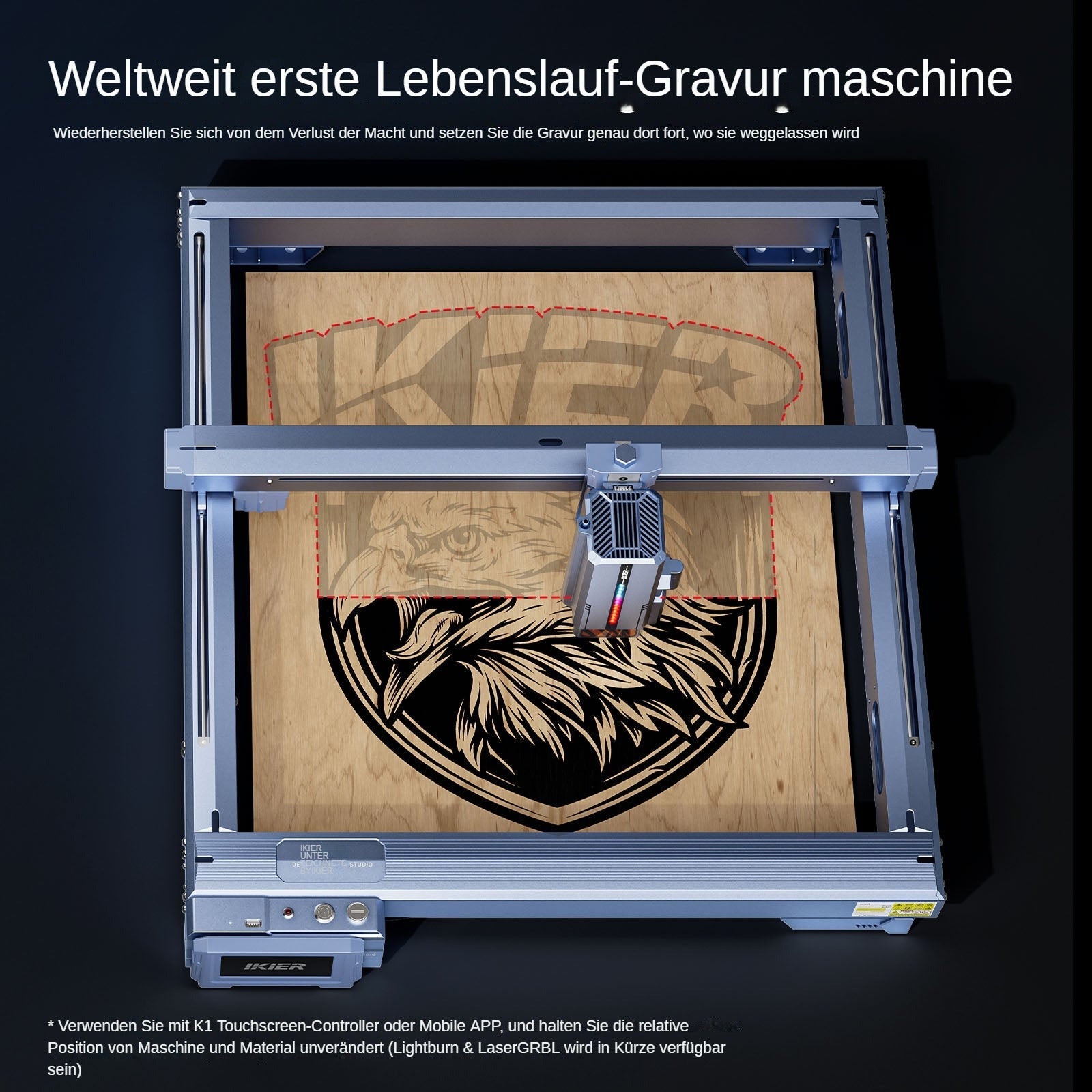 graveur laser iKier K1 Ultra 36W