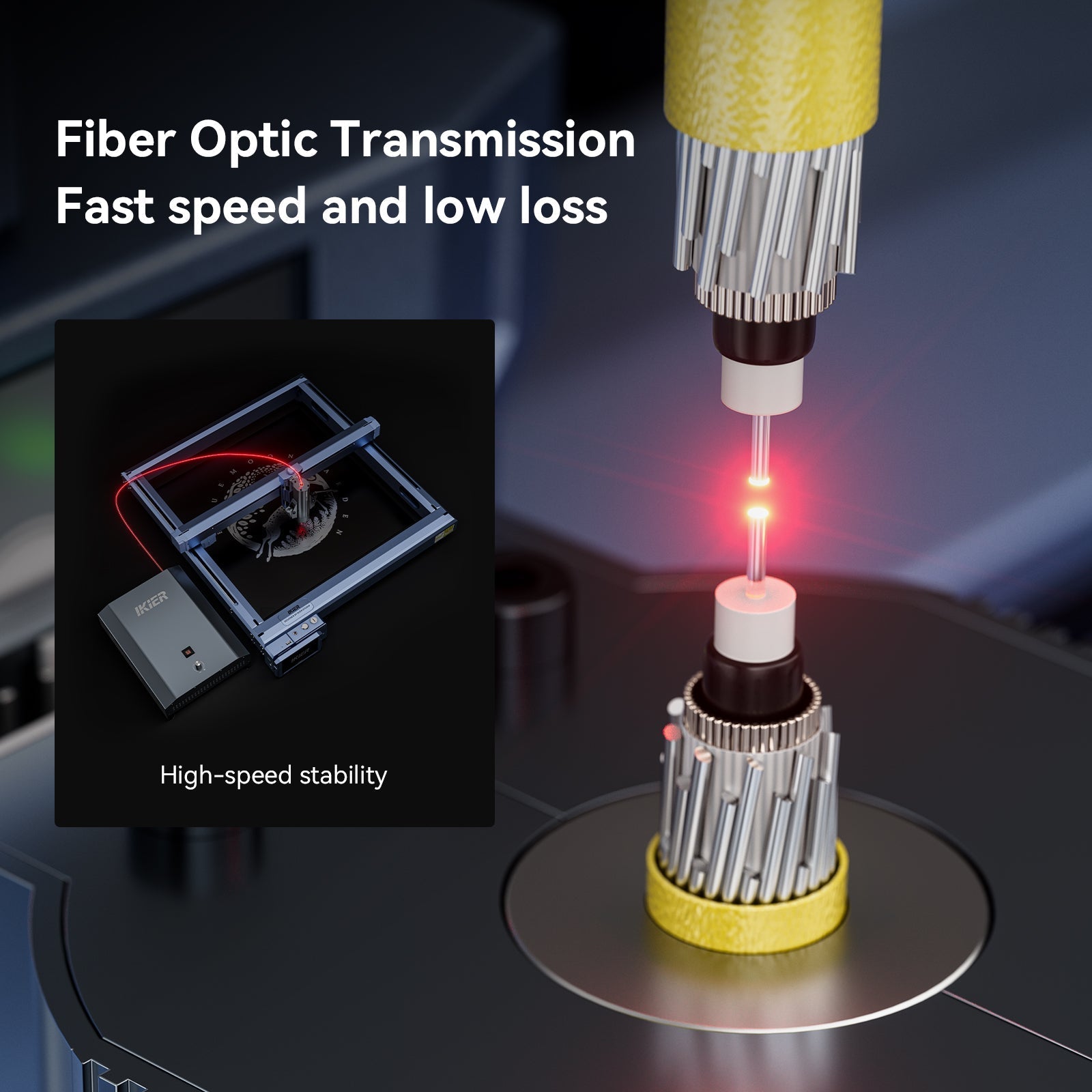 iKier 1064nm 20W Fiber Laser Module (For K1 Series)