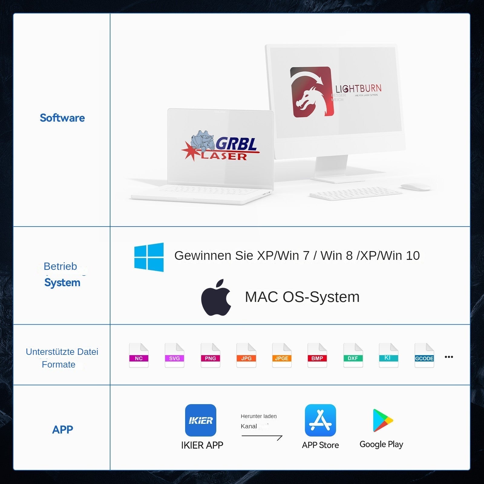 graveur laser à fibre iKier K1 Pro 1064nm 20W