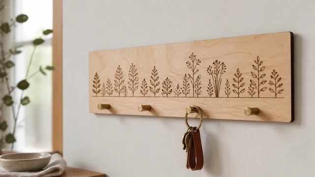 Wooden Key Rack